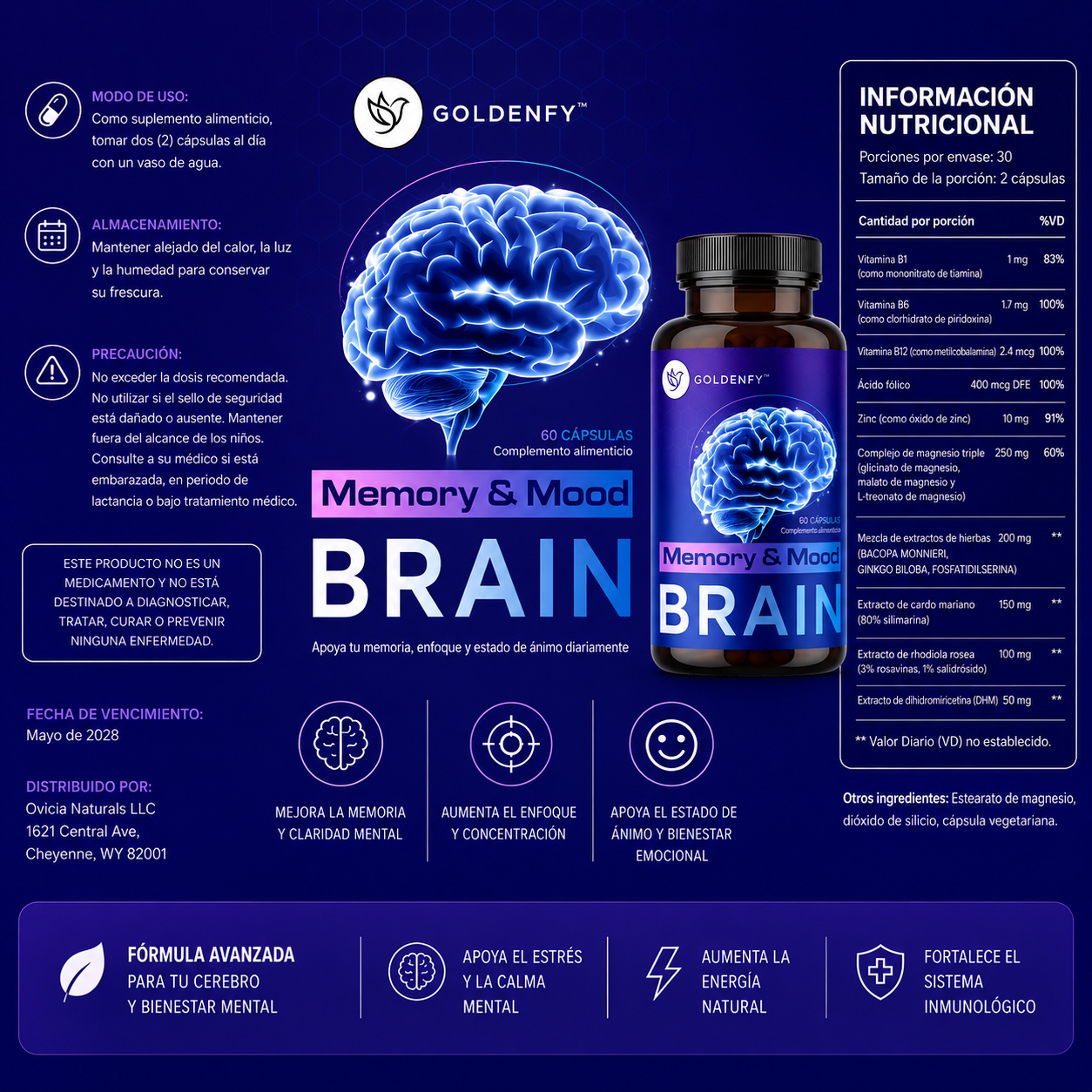 Brain Memory -  Neuroprotección Avanzada
