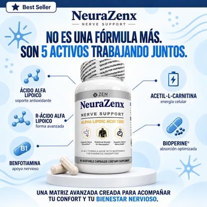 Neurazenx® - Eliminación del hormigueo y recuperación de la movilidad