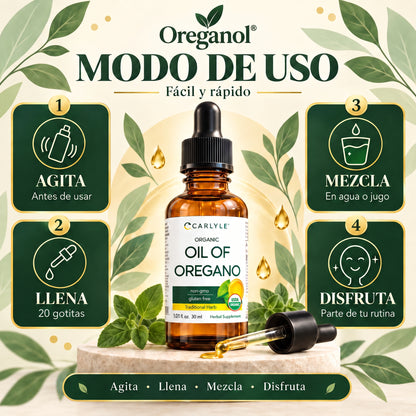Oreganol® - Apoyo de la hinchazón crónica y salud digestiva