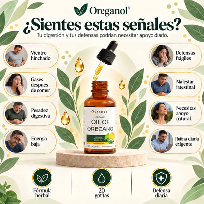 Oreganol® - Apoyo de la hinchazón crónica y salud digestiva