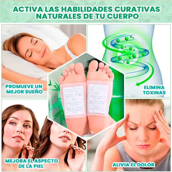 Parches Kinokis - Alivia Dolores y Desintoxica (100 UNIDADES)