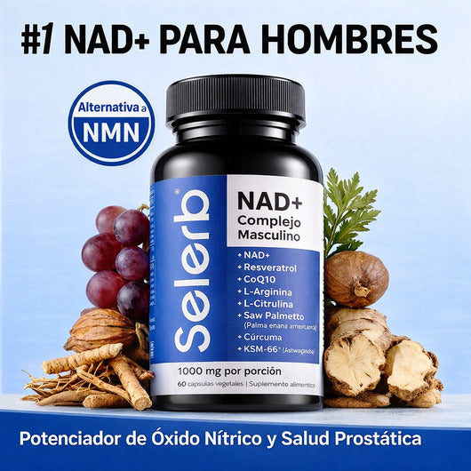 2x1 NAD+ Selerb Booster - Cuida tu Próstata y Recupera tu Potencia