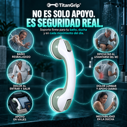 TitanGrip® - Barra de Soporte Portátil Antideslizante al Vacío